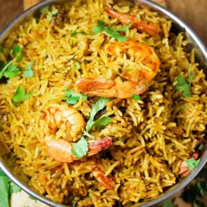 Biryani rice dish available for online ordering at Lazeez Calgary
